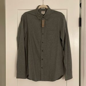 J Crew - NWT - Brushed Twill Long Sleeve Button Up Shirt - Size Small - Slim Fit